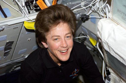 Lawrence on flight deck