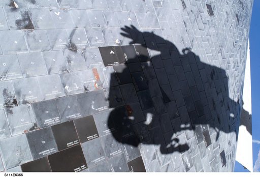 Tile survey taken during EVA 3