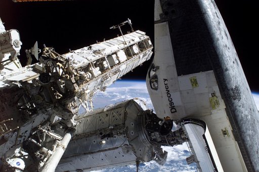 CETA and MBS on S0 truss as seen during EVA 3