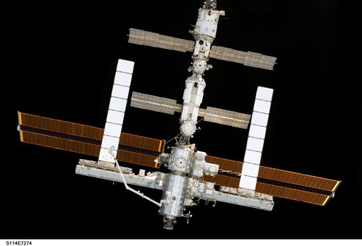 Survey of the ISS during flyaround