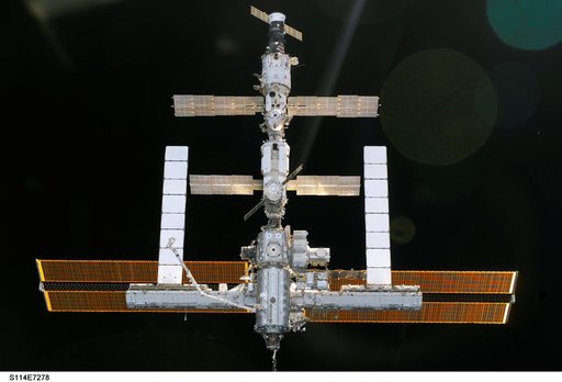 Survey of the ISS during flyaround