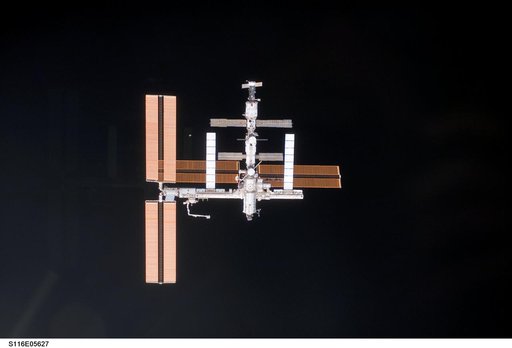 Approach view of the ISS