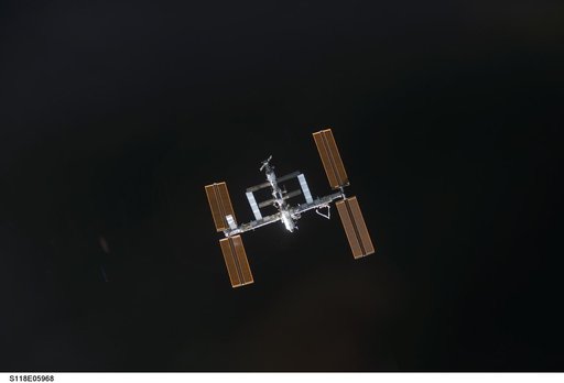View of ISS taken during the STS-118 Approach