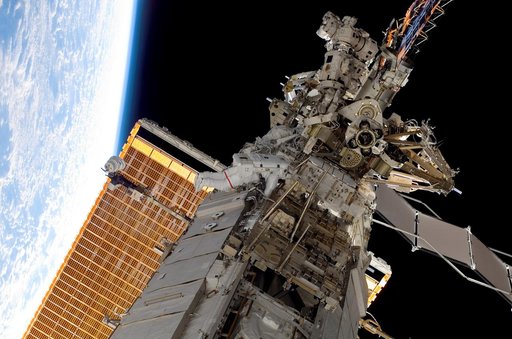 View of Mastracchio during STS-118 EVA 1