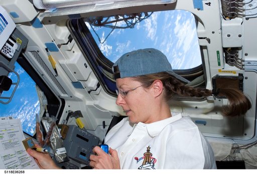 View of Caldwell in the FD during STS-118/Expedition 15 Joint Operations