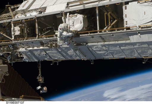 STS-119 Extravehicular Activity (EVA) 3 Clean-Up OPS