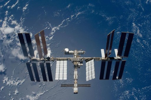 ISS Fly around views from STS-119