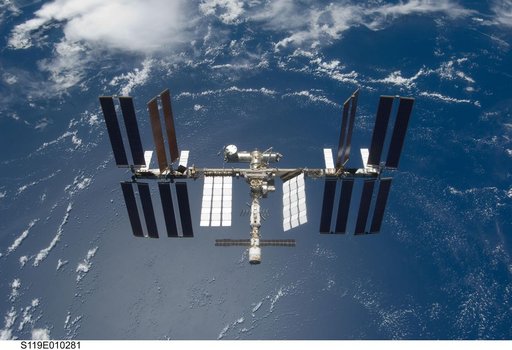 ISS Flyaround views from STS-119