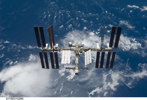 ISS Flyaround views from STS-119