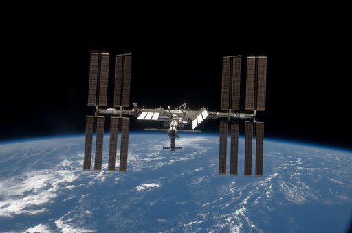 ISS Fly around views from STS-119