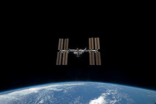 ISS Fly around views from STS-119