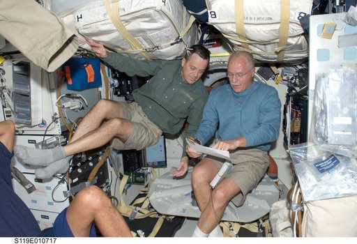 Arnold and Phillips on Middeck (MDDK)