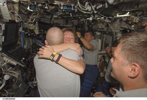 STS-120 / Expedition 16 crew bid farewell
