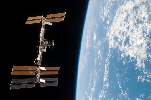 Flyaround view of ISS after undocking