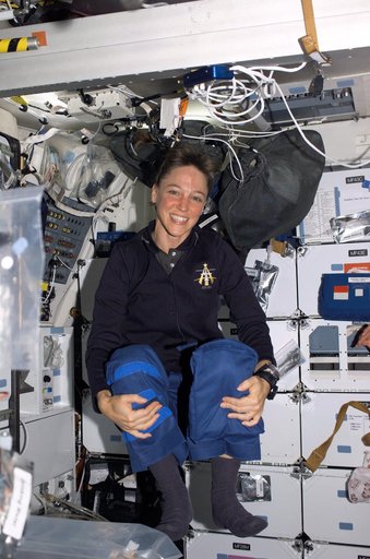 Nowak on the MDK during STS-121 / Expedition 13 joint operations