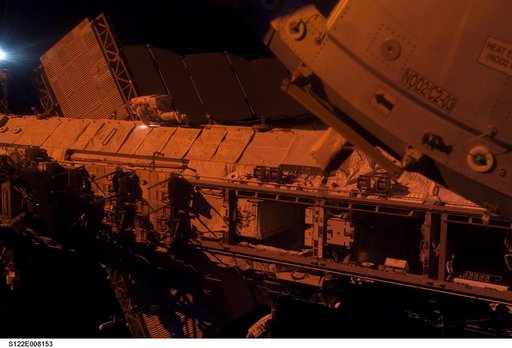 Schlegel during EVA 2