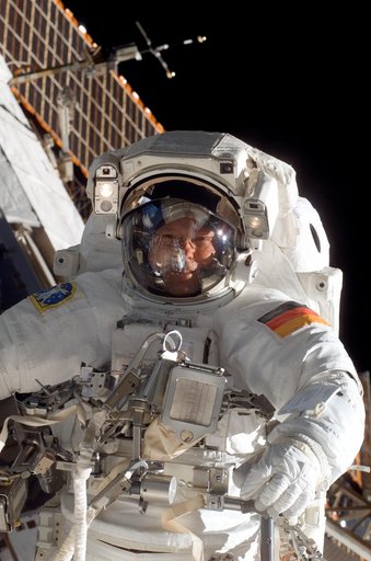 Schlegel during EVA 2
