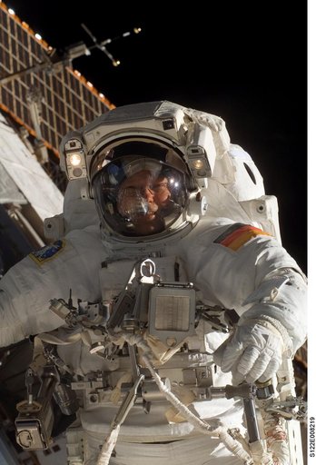 Schlegel during EVA 2