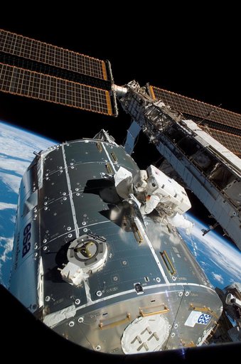 Schlegel during EVA 2