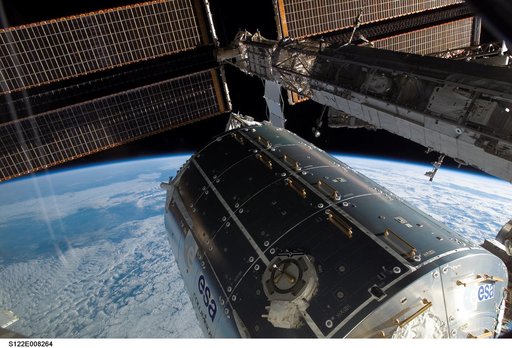 Columbus during EVA 2