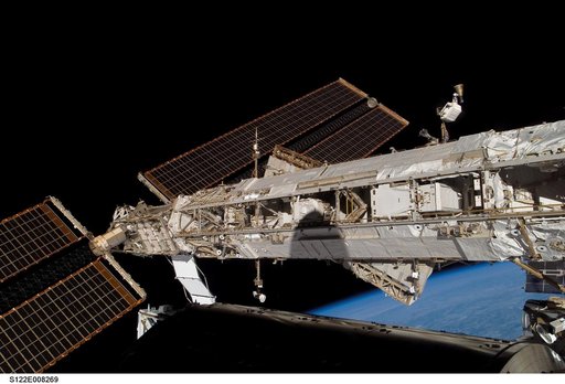 STBD Truss segments during EVA 2