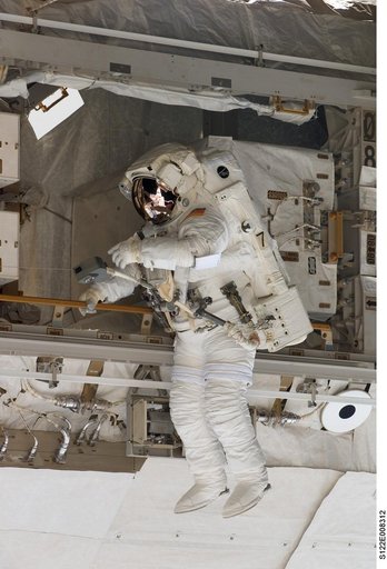Schlegel during EVA 2