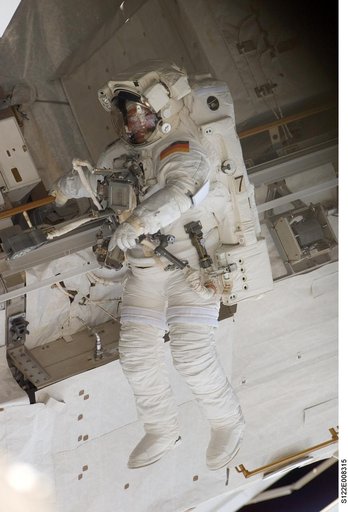Schlegel during EVA 2