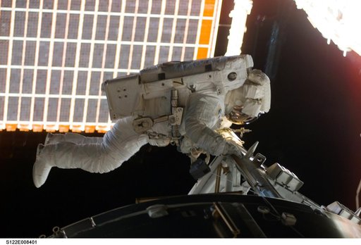 Schlegel during EVA 2