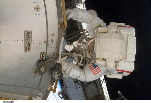 Walheim during EVA 3