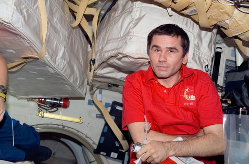 Malenchenko on Atlantis MDDK