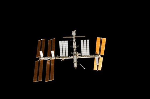 View of ISS taken during the STS-122 Approach