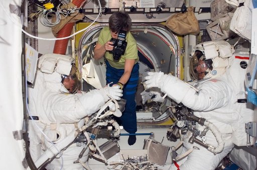 Whitson takes picture in the A/L during Joint Operations