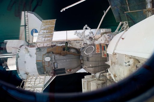 Space Shuttle Endeavour and Dextre taken during Joint Operations