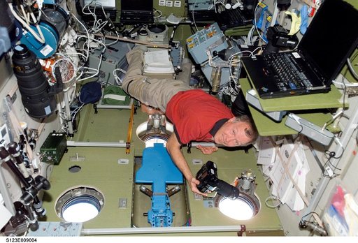 Gorie takes pictures at the SM window during Joint Operations