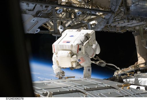 STS-124 EVA 2 JEM Zenith ACBM Prep