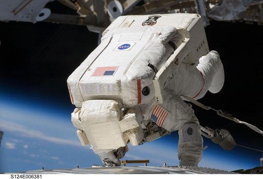 STS-124 EVA 2 Fossum on JPM