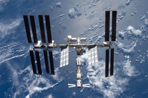 View of ISS after STS-124 Undocking