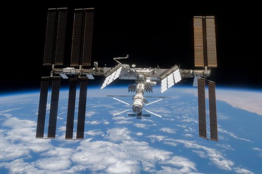 View of ISS after STS-124 Undocking