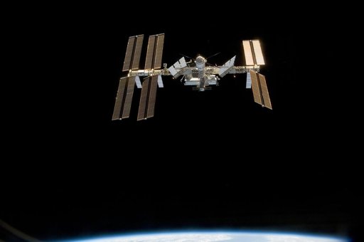 View of ISS after STS-124 Undocking