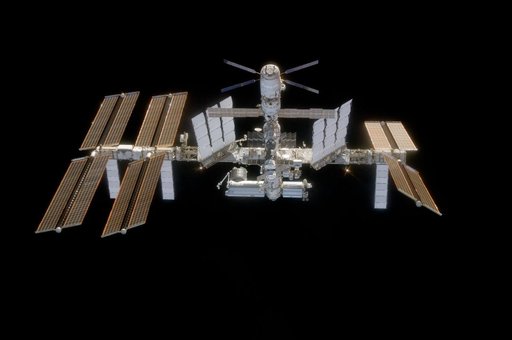 View of ISS after STS-124 Undocking