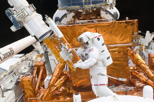 STS-125 MS4 Massimino during EVA2