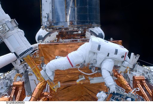 STS-125 MS3 Grunsfeld during EVA5