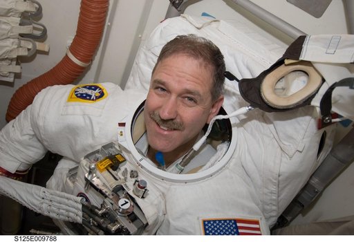 STS-125 MS3 Grunsfeld prepares for EVA5