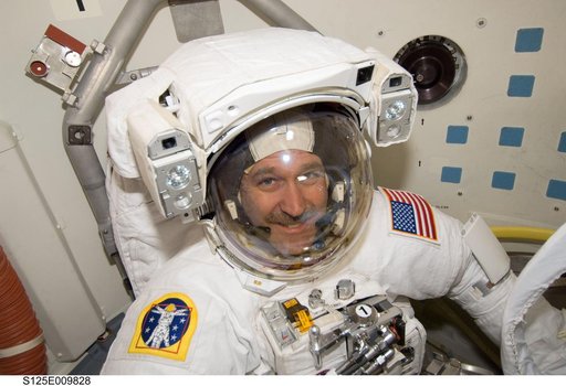STS-125 MS3 Grunsfeld prepares for EVA5