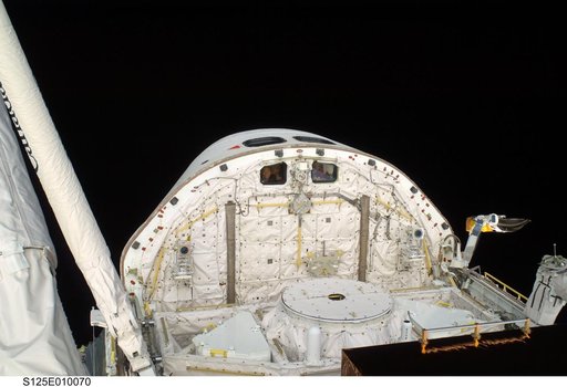 View of Atlantis' Payload Bay taken during EVA5