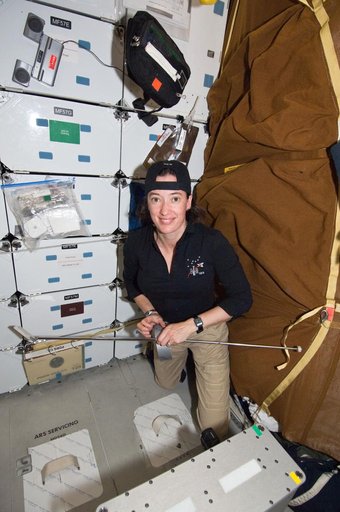 STS-125 MS2 McArthur on the Middeck
