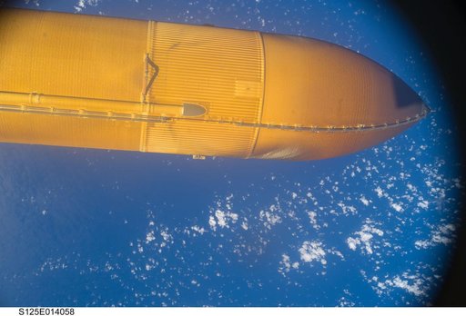 View of ET during separation