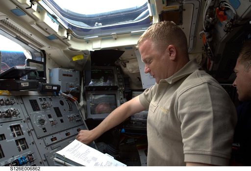Boe on FD during STS-126