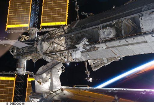Bowen during EVA 1
