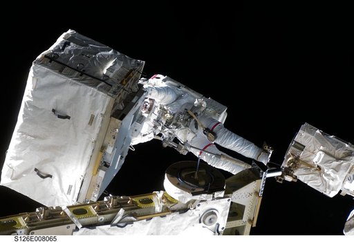 Stefanyshyn-Piper during EVA 1